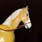 Custom one leather rawhide MARX Johnny West bridle no horse
