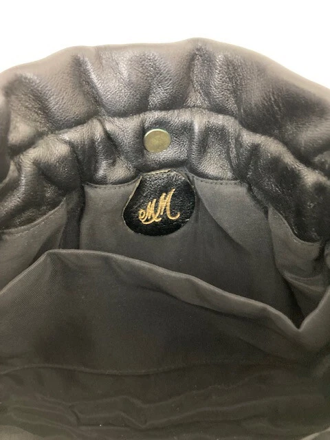 Morris Moskowitz Vintage Black Capeskin Evening Clutch Purse 9x7x5 in. - Image 4 of 4