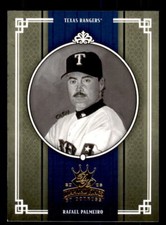 2005 Donruss Diamond Kings Black and White #234 Rafael Palmeiro Texas Rangers