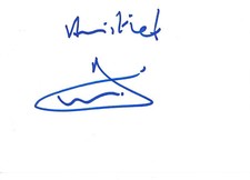 Regis Wargnier Autogramm signed 10x15 cm Karteikarte 