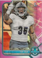 2022 Bowman Chrome University Toa Taua Pink Refractor SP RC Nevada