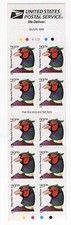 1998 20 cent Pheasant complete booklet of 10 Scott #3050a, Mint NH