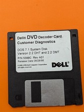                 Dell DVD Decoder Card Custom Diagnostics Floppy Disk P/N 5399C 