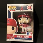 Mike Trout Signed Autographed Los Angeles Ángels Funko Pop PSA/DNA