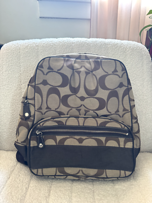 Coach Bags | Coach Signature Backpack | Color: Brown/Tan 