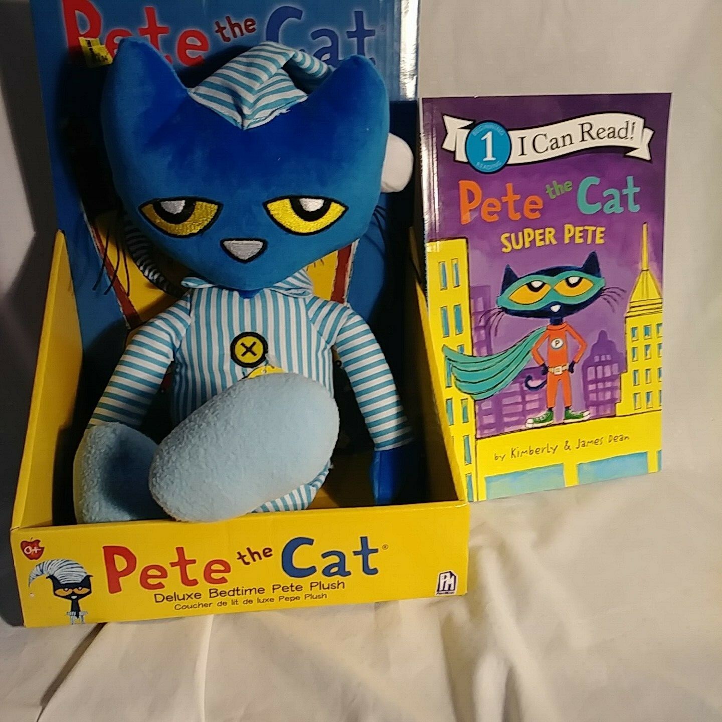 pete the cat book and stuffed animal