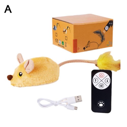 Cat Toy Simulation Electric Mouse Intelligent Induction Remote Control` T9X J5X2 - Picture 18 of 19