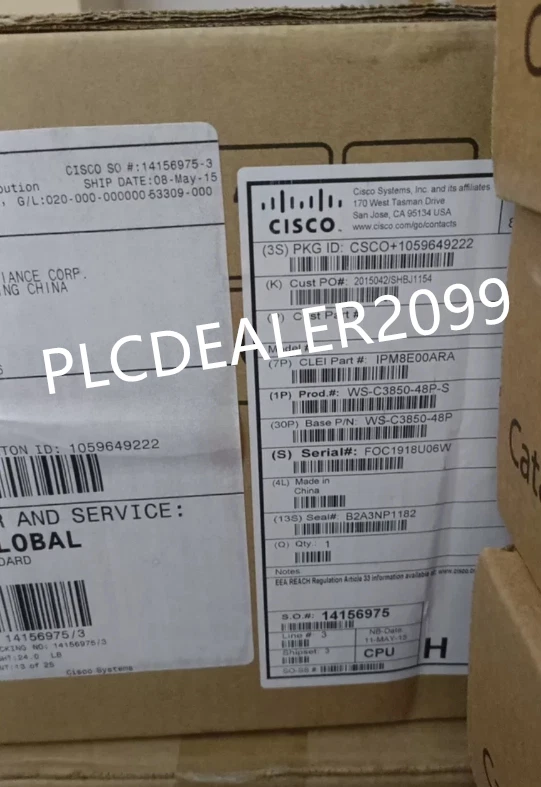 1PC New Sealed Cisco WS-C3850-48P-S 48 10/100/1000 PoE+ Ethernet Network Switch - Image 2 of 4