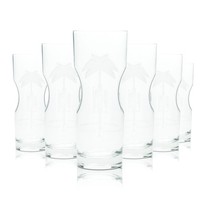 6X Afri Cola Softdrink Glas 0,3L Becher Longdrink GläSer Kontur Gastro Limo