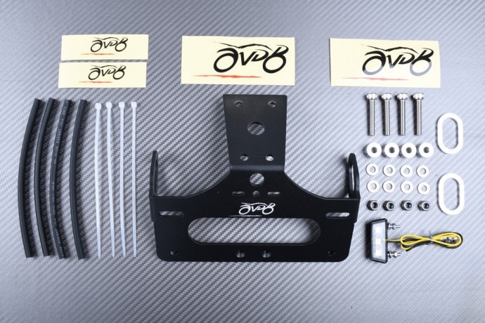 Support de plaque Hornet CB500 anti-vibrations en aluminium CNC