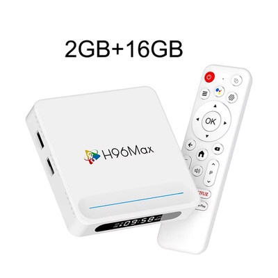 Smart TV Box H96 MAX H618 plus Android 14 Wifi6 BT Remote Control 8K Quad Core V