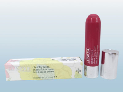 CLINIQUE CHUBBY STICK CHEEK COLOUR BALM 03 ROLY POLY ROSY 0.21 OZ BOXED
