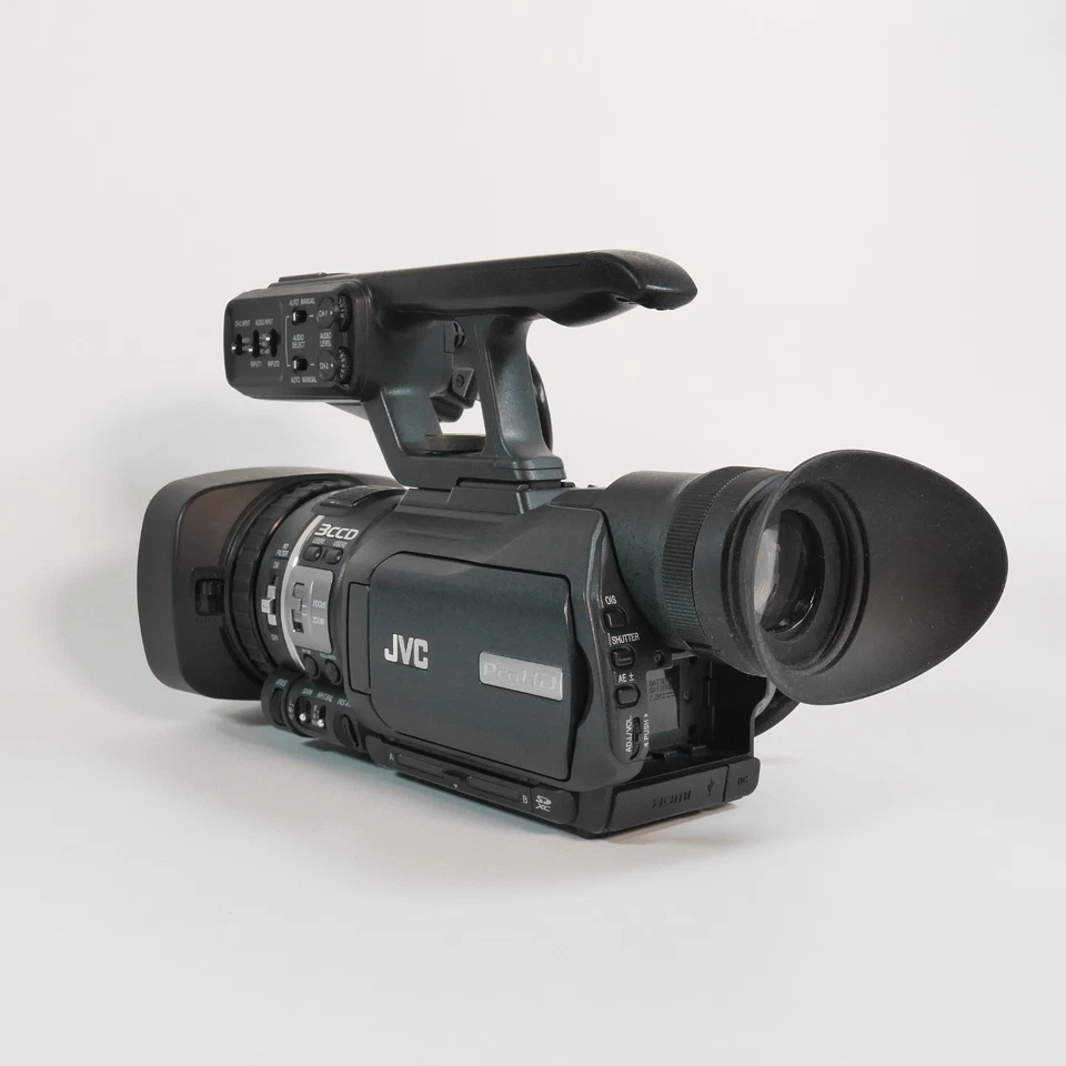 JVC GY-HM150E Professional HD Camcorder Video Camera HDMI out Bundle - VGC! - Image 3 of 4