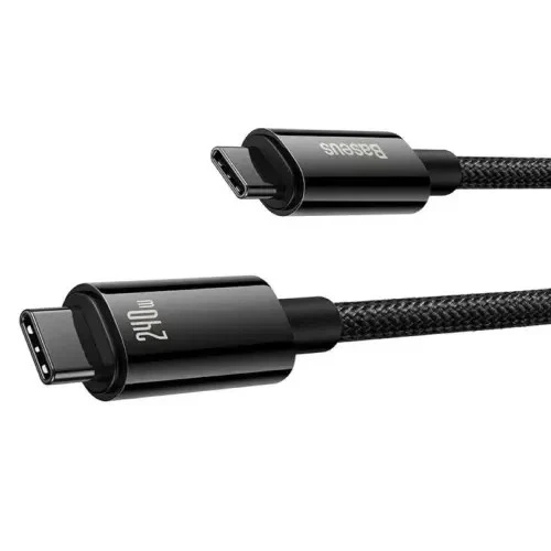 Baseus Tungsten Gold 240W USB-C to USB-C Charging Cable – Black - 1m, 2m, 3m - Image 4 of 4