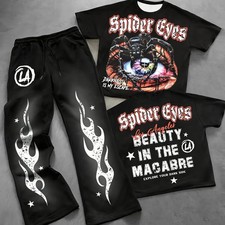 Men's suit, short-sleeved T-shirt and trousers