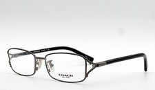 NEW COACH HC 5073 9017 DARK SILVER/BLACK AUTHENTIC EYEGLASSES 52-16