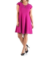 NWT 24seven Comfort Apparel Plus Size Keyhole Neck Dress Size 1X