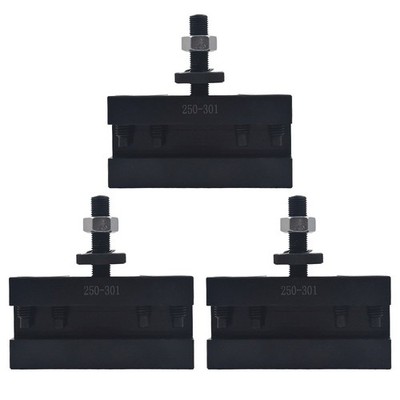 CXA #1 250-301 Quick Change Tool Post Turning & Facing Holder For Lathe 3Pcs