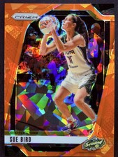 2024 Panini Prizm WNBA #112 Sue Bird Ice Orange Prizms Seattle Storm