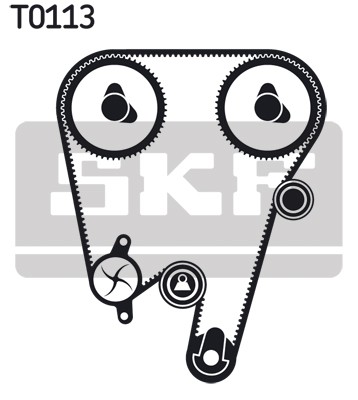 VKMA 06603 SKF timing belt kit for Volvo