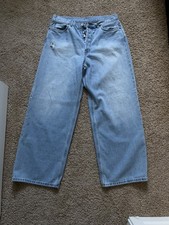 Acne Studios 1981M Loose Fit Light Blue Denim...