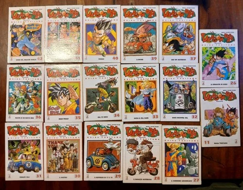 LOTTO 17 ALBI DRAGON BALL DELUXE Manga ITA Akira Toriyama