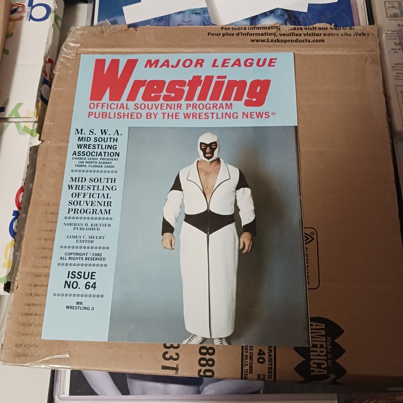 WRESTLING RARE ORIGINAL MLW PROGRAM WCCW/MID SOUTH/WCW/WWF/WWE/AWA/NWA/JAPAN