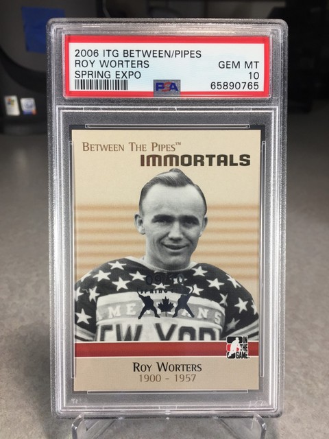 2006 In The Game Between The Pipes 9/10 Roy Worters #131 - PSA 10 - POP 3