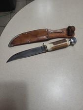 Vintage  Solingen Anton Wingen Jr Othelld Knife With  Sheath  Nice