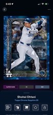 Topps Bunt 2026 Shohei Ohtani Chrome Sapphire Blue Ice Super Rare Digital
