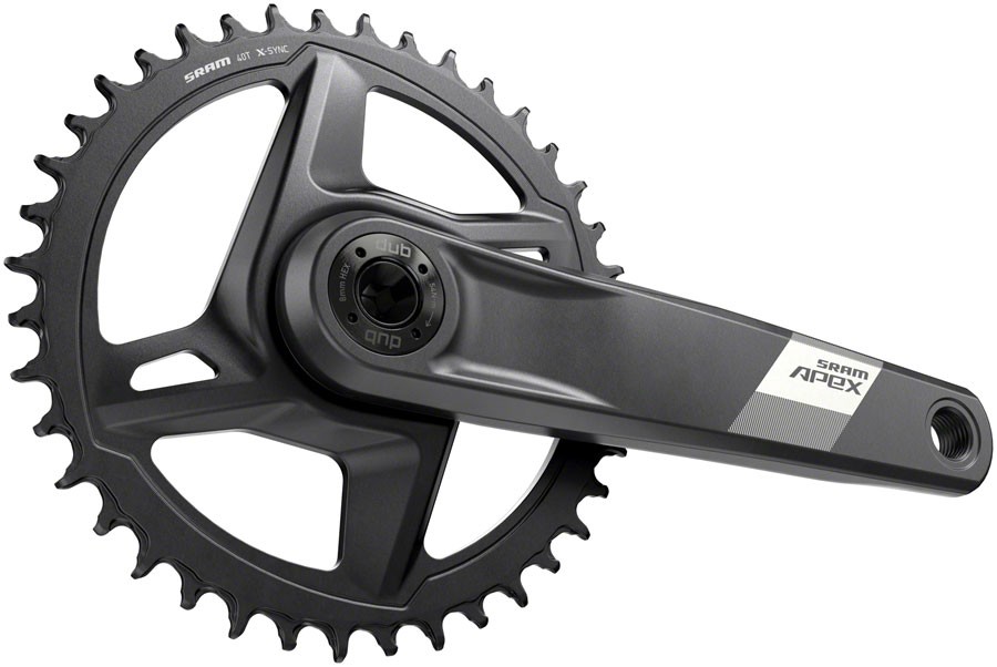 SRAM Apex 1 Wide Crankset 12 Speed 170mm 40T 47.5mm DUB Black