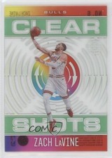 2020-21 Panini Illusions Clear Shots Emerald Zach LaVine #6 0xy0