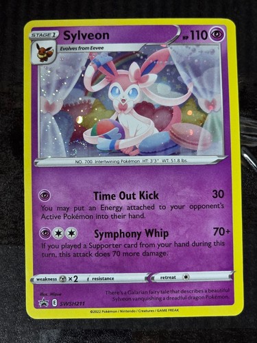 Pokemon SWSH Black Star Promo Sylveon SWSH211 LP