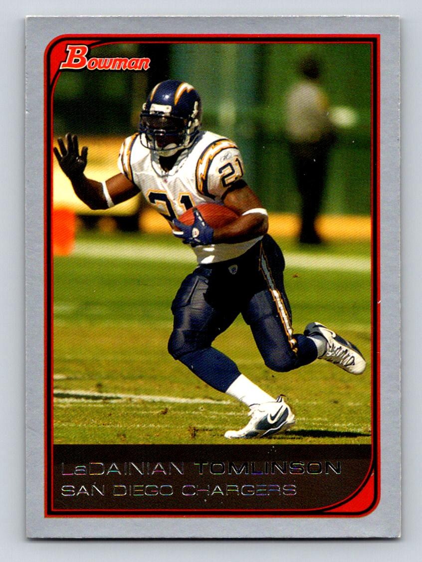 その他 Bowman Relics Auto LaDainian Tomlinson LaDainian Tomlinson Football Grade 10 Sports Trading Cards for