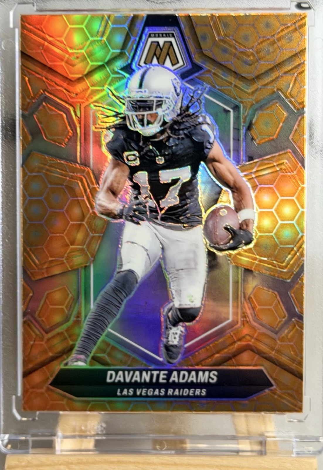 2024 Panini Mosaic ☆ Davante Adams #115 ☆ Honeycomb SSP - Raiders / Rams