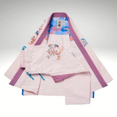 Shoyoroll x Albino & Preto ''Year of the Dragon'' BJJ Kimono Peach Edition + Bag