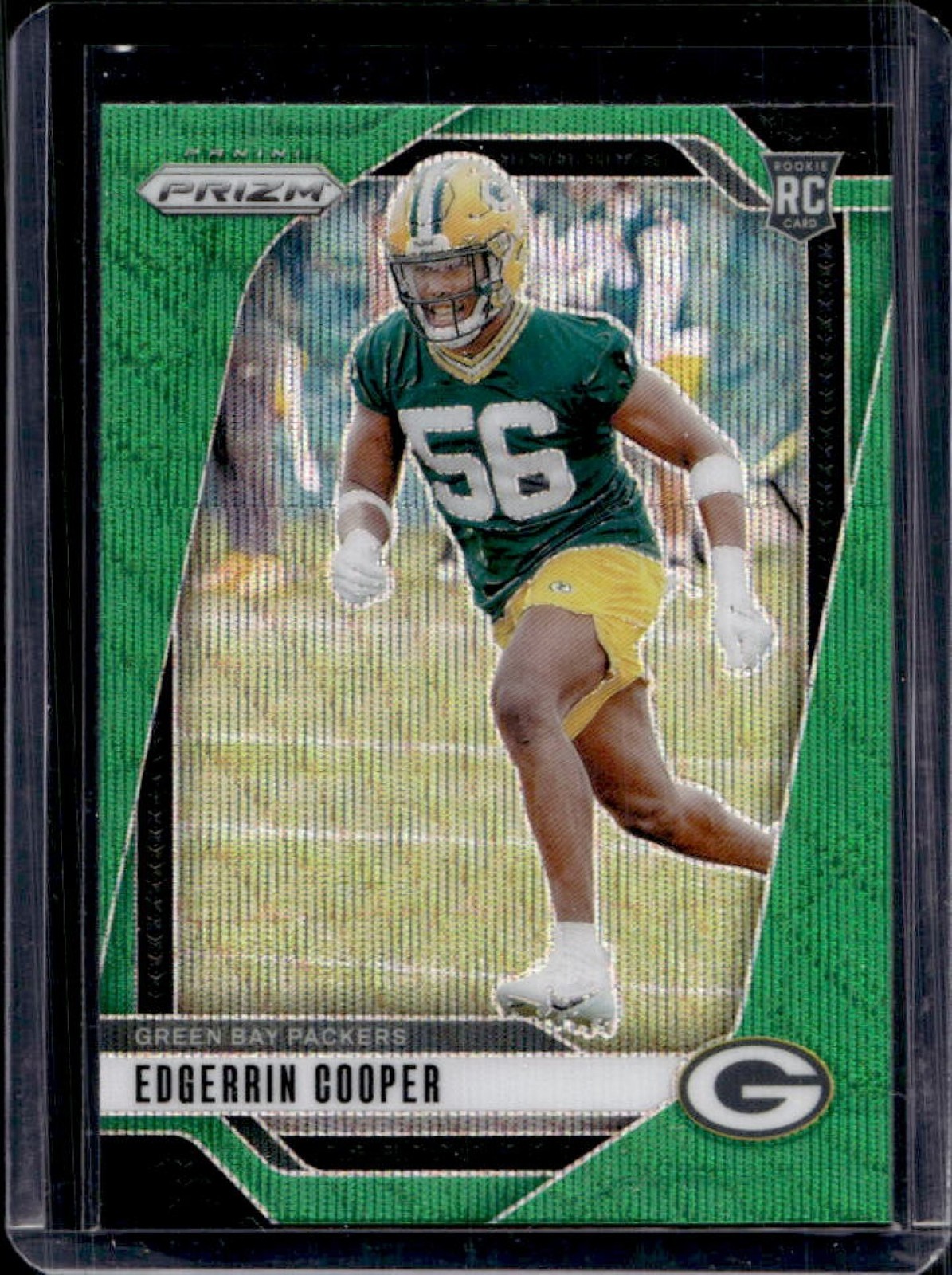 2024 Prizm Edgerrin Cooper RC Green Wave Rookie #331 Packers