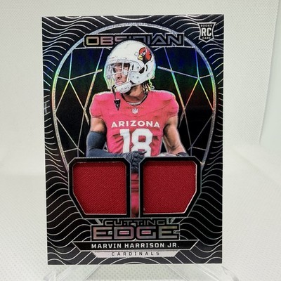 2024 Panini Obsidian - Marvin Harrison Jr. Cutting Edge Dual Patch #CEM-MHJ