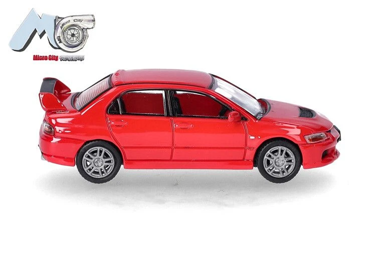 MICRO CITY - Voiture de 2005 de couleur rouge - MITSUBISHI Lancer Evolution 9... - Photo 4/4