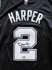 2025 Dylan Harper Autographed San Antonio Spurs Basketball Jersey UW Rookie