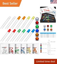 Bright Multicolor 3mm LED Diode Light Assorted Kit - Perfect for DIY Electronics