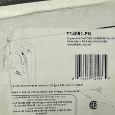 Delta T14051-PN Dryden Monitor 14 Pressure Balanced Valve Trim, Polished Nickel