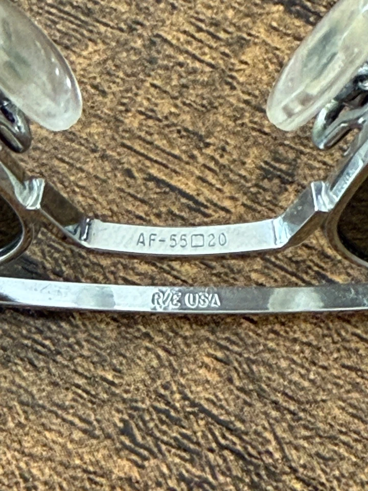 Randolph AF075 Aviator Cromo Brillante Gris Americano 55 mm HGU-4/P Foto 4 de 4