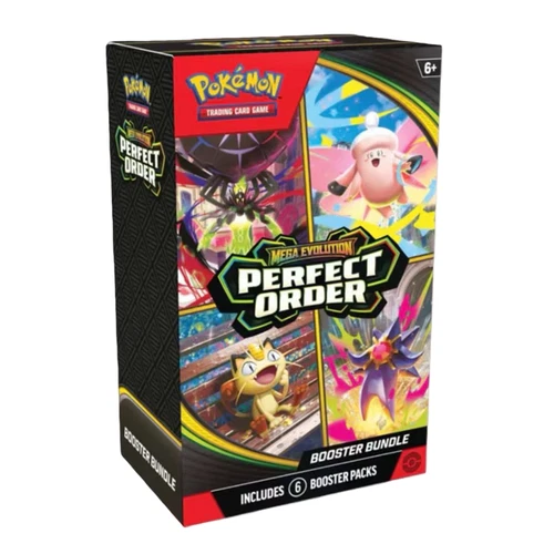 Mega Evolution-Perfect Order Booster Bundle (6 Packs) Pokemon US - product listing photo