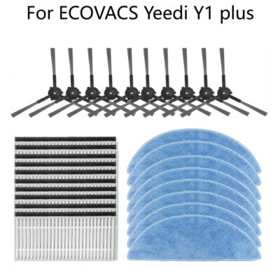 Rag Filter Side Brush Replacement For ECOVACS Yeedi Y1 plus Vacuum Cleaner Parts