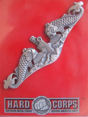 USN US NAVY NAVAL SHIP SHORE AIR SUBMARINE CREW FULL SIZE QUALIFICATION BADGE A