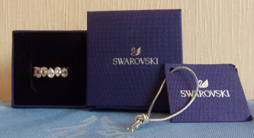 Swarovski Vittore ring Drop cut White Rose gold-tone plated