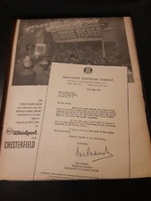 Eddie Fisher Show Rare Original 1957 Promo Poster Ad Framed!