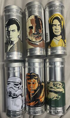 Star Wars 2005 Burger King Watches. Episodes 1-6 SEALED COMPLETE