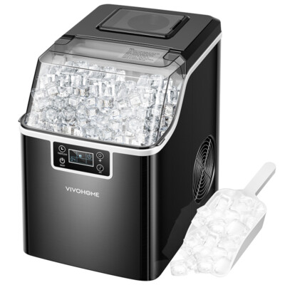 Countertop Ice Makers 45Lbs/Day 2 Ways to add Water with Self Cleaning 24H Timer